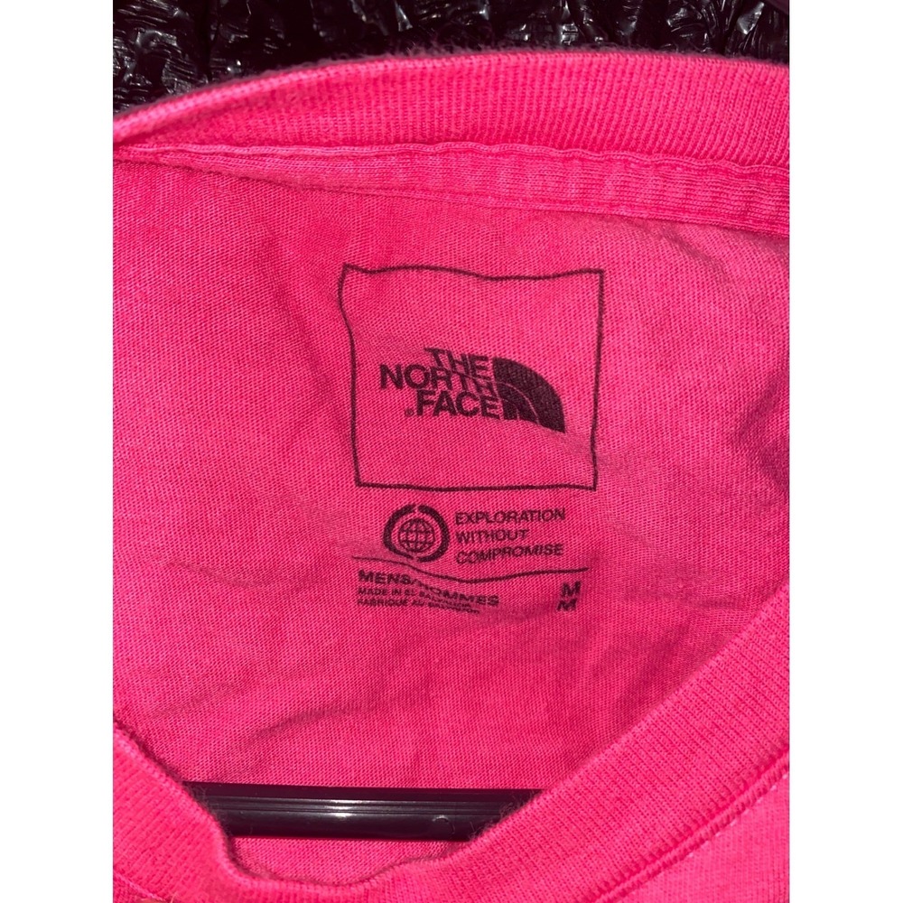 The North Face Outdoors Together Pride Graphic T-Shirt Mens Medium Pink Rainbow - Picture 3 of 3